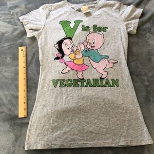 💖Loony Tunes Piggy Tee💖